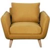 MILIBOO Fauteuil Scandinave Jaune Cumin Et Bois CREEP - Jaune -France MILIBOO Soldes 2022 50295060 1