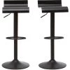 MILIBOO Tabourets De Bar Design Noirs (lot De 2) SURF - Noir -France MILIBOO Soldes 2022 50734216 1