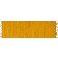 MILIBOO Tapis De Couloir Coloris Jaune Cumin 60 X 200 Cm AUBAGNE - Jaune
