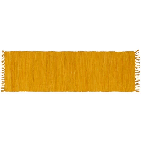 MILIBOO Tapis De Couloir Coloris Jaune Cumin 60 X 200 Cm AUBAGNE - Jaune 3 MILIBOO Tapis De Couloir Coloris Jaune Cumin 60 X 200 Cm AUBAGNE - Jaune