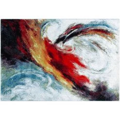 MILIBOO Tapis Multicolore 160 X 230 Cm FENIX - Rouge