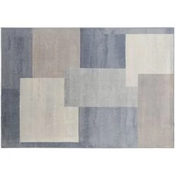 MILIBOO Tapis à Motif Graphique Gris, Beige Et Taupe 160 X 230 Cm KAPUA - Gris