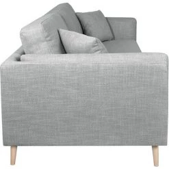 MILIBOO Canapé Design 2 Places En Tissu Gris Clair VOGUE - Gris Clair -France MILIBOO Soldes 2022 51181294 3