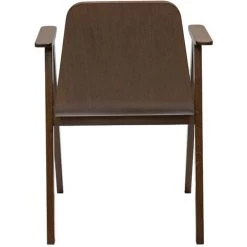 MILIBOO Fauteuil De Table Finition Noyer OLYA - Noyer -France MILIBOO Soldes 2022 51253998 4