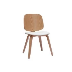 MILIBOO Chaises Bois Clair Et Blanc (lot De 2) BECK - Bois Clair / Blanc -France MILIBOO Soldes 2022 51771015 3