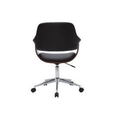 MILIBOO Chaise De Bureau Design Noir Et Bois Foncé HANSEN - Noyer / Noir 9 MILIBOO Chaise De Bureau Design Noir Et Bois Foncé HANSEN - Noyer / Noir -France MILIBOO Soldes 2022 51771020 4