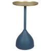 MILIBOO Table D'appoint Design En Métal Bleu Pétrole Mat Et Plateau Doré RAMSES - Bleu Pétrole Mat 1 MILIBOO Table D'appoint Design En Métal Bleu Pétrole Mat Et Plateau Doré RAMSES - Bleu Pétrole Mat -France MILIBOO Soldes 2022 52491874 1