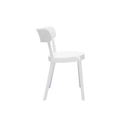 MILIBOO Chaises Plastique Blanc Empilables Intérieur/extérieur (lot De 2) RIOS - Blanc 6 MILIBOO Chaises Plastique Blanc Empilables Intérieur/extérieur (lot De 2) RIOS - Blanc – Image 4