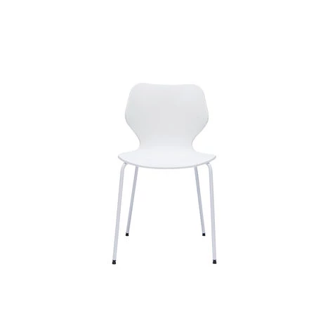 MILIBOO Chaises Design Empilables Blanches Intérieur/extérieur (lot De 2) FLIP - Blanc 4 MILIBOO Chaises Design Empilables Blanches Intérieur/extérieur (lot De 2) FLIP - Blanc – Image 2