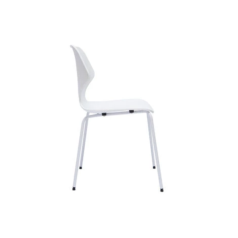 MILIBOO Chaises Design Empilables Blanches Intérieur/extérieur (lot De 2) FLIP - Blanc 6 MILIBOO Chaises Design Empilables Blanches Intérieur/extérieur (lot De 2) FLIP - Blanc – Image 4