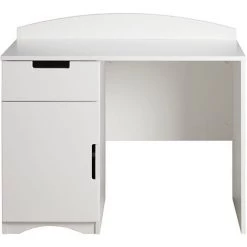 MILIBOO Bureau Enfant Avec Rangements Blanc ANTONIN - Blanc