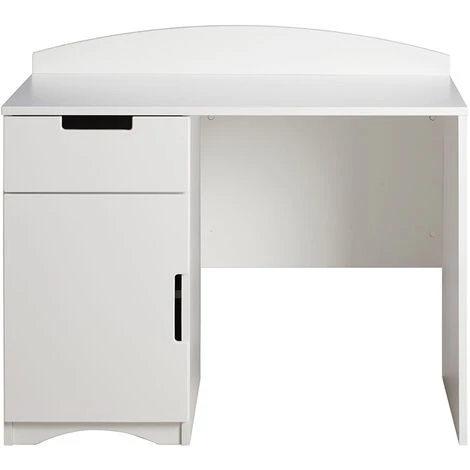 MILIBOO Bureau Enfant Avec Rangements Blanc ANTONIN - Blanc 3 MILIBOO Bureau Enfant Avec Rangements Blanc ANTONIN - Blanc