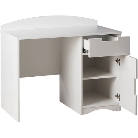 MILIBOO Bureau Enfant Avec Rangements Blanc ANTONIN - Blanc 5 MILIBOO Bureau Enfant Avec Rangements Blanc ANTONIN - Blanc – Image 3