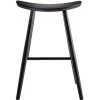 MILIBOO Tabouret De Bar Bois Noir 65 Cm DEMORY - Noir