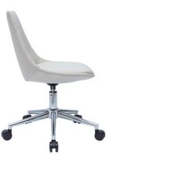 MILIBOO Chaise De Bureau Design Tissu Naturel MATILDE - Naturel -France MILIBOO Soldes 2022 53651429 3