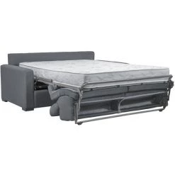 MILIBOO Canapé Convertible 3 Places Gris Anthracite Avec Matelas 18 Cm Et Têtières Ajustables NORO - Gris Foncé Mat 8 MILIBOO Canapé Convertible 3 Places Gris Anthracite Avec Matelas 18 Cm Et Têtières Ajustables NORO - Gris Foncé Mat -France MILIBOO Soldes 2022 53651438 3