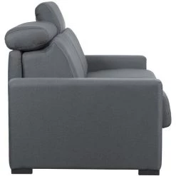 MILIBOO Canapé Convertible 3 Places Gris Anthracite Avec Matelas 18 Cm Et Têtières Ajustables NORO - Gris Foncé Mat 9 MILIBOO Canapé Convertible 3 Places Gris Anthracite Avec Matelas 18 Cm Et Têtières Ajustables NORO - Gris Foncé Mat -France MILIBOO Soldes 2022 53651438 4