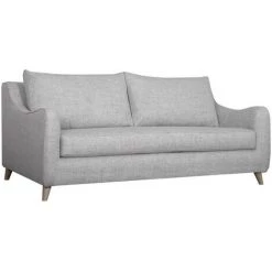 MILIBOO Canapé Convertible Scandinave 3 Places Gris Clair Avec Matelas 10 Cm VENDOME - Gris Clair Mat -France MILIBOO Soldes 2022 53825240 2