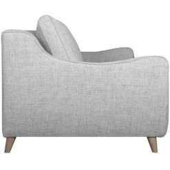 MILIBOO Canapé Convertible Scandinave 3 Places Gris Clair Avec Matelas 10 Cm VENDOME - Gris Clair Mat -France MILIBOO Soldes 2022 53825240 4