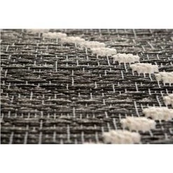 MILIBOO Tapis / Descente De Lit Pour L'intérieur Et L'extérieur Noir Et Blanc 60 X 110 Cm ASMA - Noir -France MILIBOO Soldes 2022 54078411 4