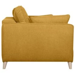 MILIBOO Canapé Convertible Scandinave 3 Places Jaune Cumin Matelas 10 Cm PAPEL - Jaune Mat -France MILIBOO Soldes 2022 54444024 4