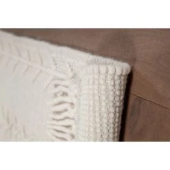 MILIBOO Tapis En Laine Et Coton Tissé à La Main 160 X 230 Cm DENALI - Blanc -France MILIBOO Soldes 2022 54815845 3