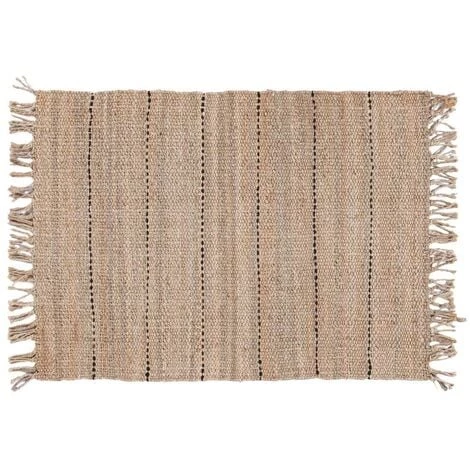 MILIBOO Tapis Naturel En Jute Tissé Main 170 X 230 Cm CASTAVI - Naturel Foncé 3 MILIBOO Tapis Naturel En Jute Tissé Main 170 X 230 Cm CASTAVI - Naturel Foncé
