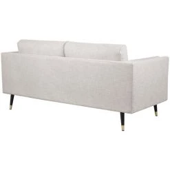 MILIBOO Canapé 2 Places Tissu Chiné Beige Cappucino STING - Beige Naturel -France MILIBOO Soldes 2022 54851335 4