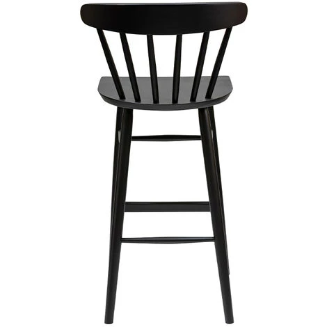 MILIBOO Tabouret De Bar Vintage à Barreaux Noir Mat H65 Cm DARIA - Noir Carbone Mat 6 MILIBOO Tabouret De Bar Vintage à Barreaux Noir Mat H65 Cm DARIA - Noir Carbone Mat – Image 4