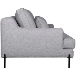 MILIBOO Canapé Design 4 Places Gris Chiné PUCHKINE - Gris Clair -France MILIBOO Soldes 2022 55075616 3