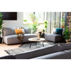 MILIBOO Chauffeuse Double Design En Tissu Jaune Cumin PLURIEL - Jaune -France MILIBOO Soldes 2022 55075626 5