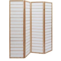 MILIBOO Paravent Japonais En Bois Naturel Et Papier De Riz GIBON - Naturel -France MILIBOO Soldes 2022 55887778 3