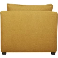 MILIBOO Chauffeuse Design En Tissu Jaune Cumin PLURIEL - Jaune -France MILIBOO Soldes 2022 55887808 4