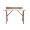 MILIBOO Bureau Scandinave Bois Et Blanc L120 Cm TOGARY - Bois Clair / Blanc -France MILIBOO Soldes 2022 56263120 1