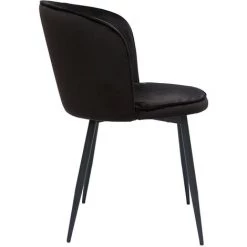 MILIBOO Chaises Design En Velours Noir (lot De 2) SERIF - Noir Velours -France MILIBOO Soldes 2022 56263129 4