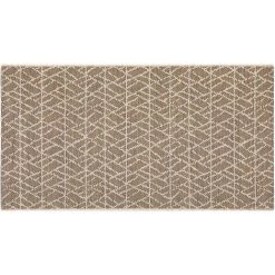 MILIBOO Tapis à Motifs Beige Naturel L60 X L110 Cm MADA - Naturel