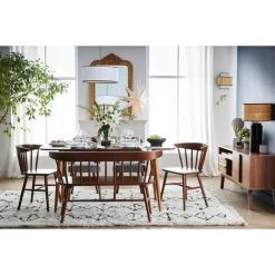 MILIBOO Chaises à Barreaux Finition Noyer (lot De 2) DARIA - Noyer -France MILIBOO Soldes 2022 57325126 5