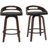 MILIBOO Tabourets De Bar Design Bois Foncé Et Polyuréthane Noir 65cm (lot De 2) MANO - Noir 2 MILIBOO Tabourets De Bar Design Bois Foncé Et Polyuréthane Noir 65cm (lot De 2) MANO - Noir -France MILIBOO Soldes 2022 57536474 1