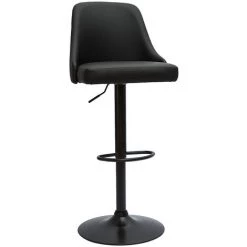 MILIBOO Tabourets De Bar Réglables Polyuréthane Noir Et Métal Noir (lot De 2) HASTA - Noir -France MILIBOO Soldes 2022 57600662 3