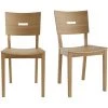 MILIBOO Chaises Scandinaves En Contreplaqué Et Chêne Massif (lot De 2) ERA - Chêne Clair Laqué -France MILIBOO Soldes 2022 57600674 1