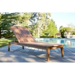 MILIBOO Bain De Soleil En Acacia Massif CANOPEE - Naturel -France MILIBOO Soldes 2022 57712714 5