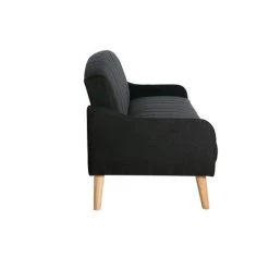 MILIBOO Canapé Convertible Vintage 3 Places Gris Foncé ARYA - Gris Foncé -France MILIBOO Soldes 2022 57814192 4