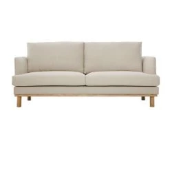 MILIBOO Canapé Scandinave Beige 3 Places HOBART - Beige Naturel