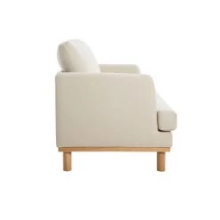 MILIBOO Canapé Scandinave Beige 2 Places HOBART - Beige Naturel -France MILIBOO Soldes 2022 58121425 3