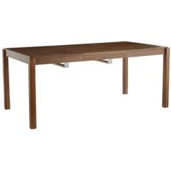 MILIBOO Table à Manger Scandinave Extensible Finition Noyer Rectangulaire L125-238 Cm AGALI - Noyer -France MILIBOO Soldes 2022 58192159 3