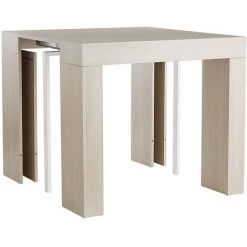 MILIBOO Table/console Extensible Design Finition Chêne L46-291 Cm COMO - Chêne Clair -France MILIBOO Soldes 2022 58192164 3
