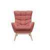 MILIBOO Fauteuil Scandinave Tissu Effet Velours Texturé Terracotta Et Bois BRODY - Terra Cotta Velours 1 MILIBOO Fauteuil Scandinave Tissu Effet Velours Texturé Terracotta Et Bois BRODY - Terra Cotta Velours -France MILIBOO Soldes 2022 58428694 1