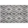 MILIBOO Tapis Ethnique Motif Losange Gris Noir Intérieur Extérieur 150 X 220 Cm PIXO - Gris Foncé -France MILIBOO Soldes 2022 58613061 1