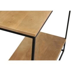 MILIBOO Console Manguier Massif Et Métal Noir L90 Cm IGGY - Naturel -France MILIBOO Soldes 2022 59148284 4