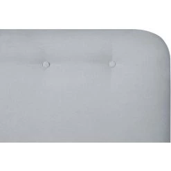 MILIBOO Tête De Lit Capitonnée En Tissu Effet Velours Gris Clair L170 Cm TARA - Gris Perle Velours -France MILIBOO Soldes 2022 59475663 3